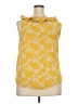 LC Lauren Conrad 100% Polyester Yellow Tank Top Size XXL - photo 2