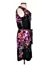 Apt. 9 Print Black Casual Dress Size S (petite) - photo 4