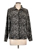 Cathy Daniels Animal Print Black Jacket Size L - photo 1