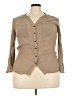 Notations Tan Long Sleeve Polo Size 2X - photo 1