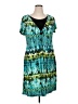 Notations Tie-dye Teal Casual Dress Size XL - photo 1