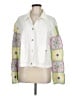 Mystree 100% Cotton Floral White Jacket Size M - photo 1