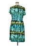 Notations Tie-dye Teal Casual Dress Size XL - photo 2