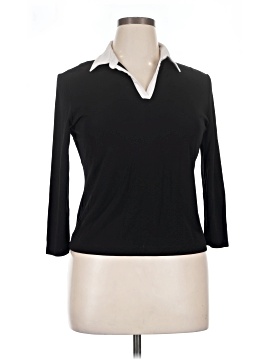 Casual Corner Long Sleeve Polo