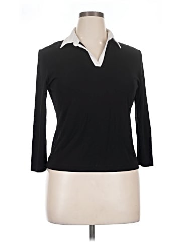 Casual Corner Long Sleeve Polo (view 1)