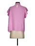 Maison d' Amelie 100% Polyester Pink Short Sleeve Blouse Size S - photo 2