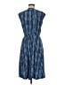 BCBGMAXAZRIA Chevron-herringbone Blue Casual Dress Size M - photo 2