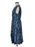 BCBGMAXAZRIA Chevron-herringbone Blue Casual Dress Size M - photo 5
