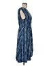 BCBGMAXAZRIA Chevron-herringbone Blue Casual Dress Size M - photo 4
