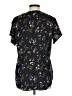 Ann Taylor 100% Polyester Black Short Sleeve Blouse Size M - photo 2