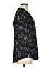Ann Taylor 100% Polyester Black Short Sleeve Blouse Size M - photo 4