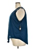 New York Laundry 100% Polyester Blue Sleeveless Blouse Size 2X - photo 5