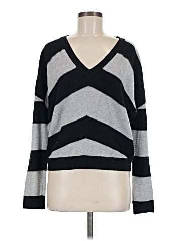 Aqua Cashmere Pullover Sweater (view 1)