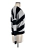 Aqua 100% Cashmere Chevron-herringbone Gray Cashmere Pullover Sweater Size M - photo 4