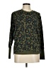 Numph Animal Print Green Pullover Sweater Size M - photo 1