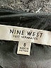 Nine West 100% Polyester Solid Black Cocktail Dress Size 8 - photo 7