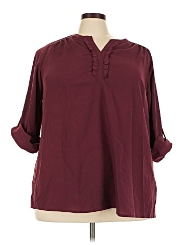 Lane Bryant Outlet 3/4 Sleeve T-Shirt (view 1)