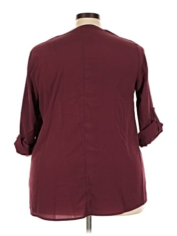 Lane Bryant Outlet 3/4 Sleeve T-Shirt (view 2)