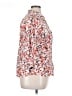 Christopher & Banks Floral Orange 3/4 Sleeve Button-Down Shirt Size XL - photo 4