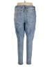 Edgely Solid Blue Jeans Size 18W - photo 2