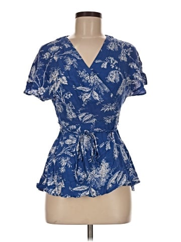 Maeve by Anthropologie Short Sleeve Blouse (view 1)