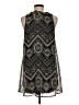 Final Touch 100% Polyester Paisley Black Casual Dress Size M - photo 2