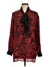 Investments 100% Polyester Red Long Sleeve Blouse Size L - photo 1