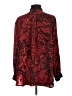 Investments 100% Polyester Red Long Sleeve Blouse Size L - photo 2