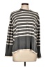 Olivaceous Stripes Gray Turtleneck Sweater Size L - photo 1