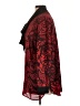 Investments 100% Polyester Red Long Sleeve Blouse Size L - photo 5