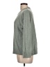 Ella Moss Solid Green Pullover Sweater Size L - photo 5