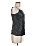 Ann Taylor LOFT Silver Sleeveless Top Size M - photo 4