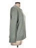 Ella Moss Solid Green Pullover Sweater Size L - photo 4