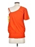Gianni Bini Orange Short Sleeve Top Size XS - photo 2