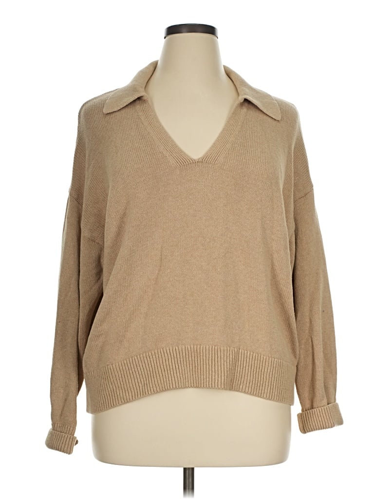 Pre-owned Old Navy Pullover Sweater In Tan