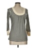Three Dots Gray 3/4 Sleeve T-Shirt Size L - photo 1
