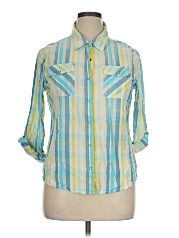 Arizona Jean Company 3/4 Sleeve Button-Down Shirt (view 1)