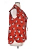 Sweet Rain 100% Polyester Red Short Sleeve Blouse Size 1X - photo 4