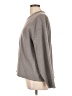 Zara 100% Polyester Solid Gray Pullover Sweater Size L - photo 5