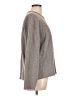 Zara 100% Polyester Solid Gray Pullover Sweater Size L - photo 4