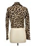 H&M 100% Cotton Animal Print Gold Jacket Size 8 - photo 2