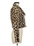 H&M 100% Cotton Animal Print Gold Jacket Size 8 - photo 4