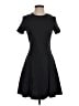Theory Solid Black Casual Dress Size 2 - photo 1