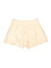 Zara Checkered-gingham Yellow Shorts Size S - photo 1
