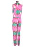 Karlie 100% Polyester Print Pink Jumpsuit Size M - photo 2