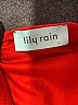 Lily Rain Solid Red Cocktail Dress Size L - photo 7
