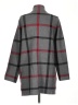 Anne Klein Plaid Gray Coat Size S - photo 2