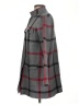 Anne Klein Plaid Gray Coat Size S - photo 5