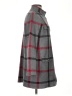 Anne Klein Plaid Gray Coat Size S - photo 4