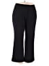 Rafaella Solid Black Active Pants Size 16 - photo 1